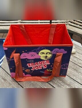 TRADER JOE'S FUN COLLAPSIBLE Tote Bag